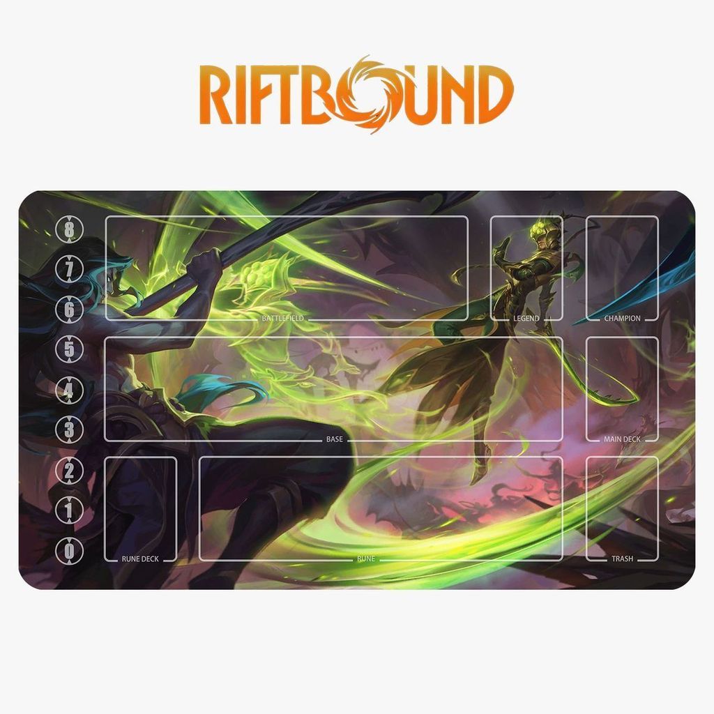Thảm trải bài chiến trường League of Legends Runes, Thảm trải bài Ionia, Thảm lót thẻ có thể giặt đư