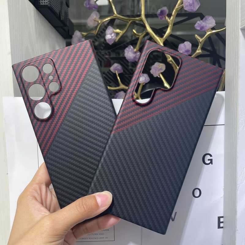 Thích hợp cho Ốp điện thoại Samsung S24ultra Kevlar Màu sắc phù hợp cổ điển S24 Series Fang Lun Fibe