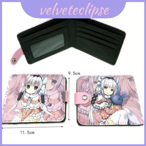 Kobayashi 's Miss Dragon Maid Kanna Kamui Bifold Ví Đựng Thẻ Anime