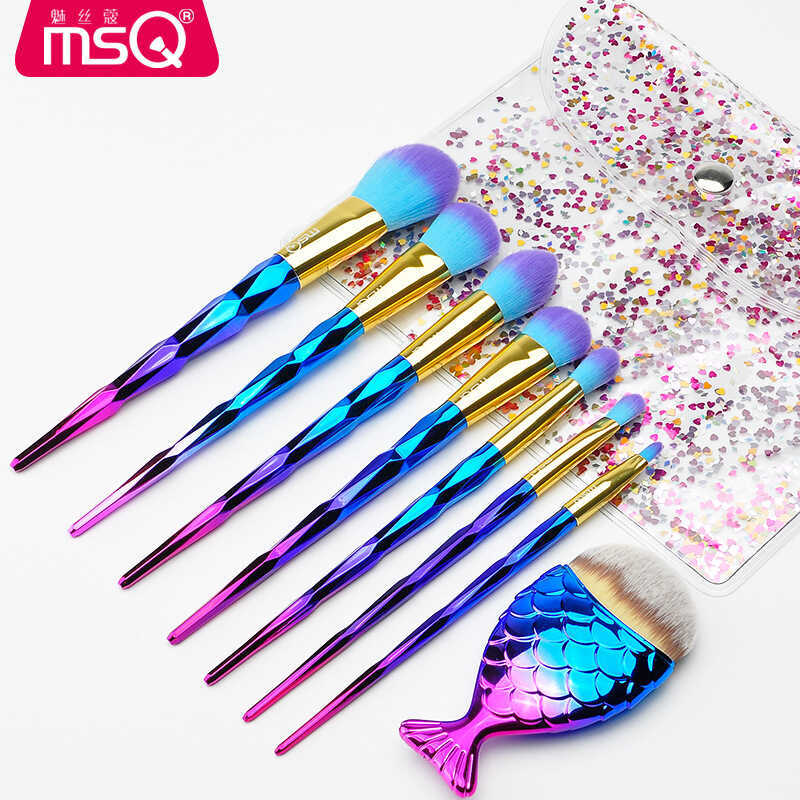 Bộ cọ trang điểm kỳ lân MSQ / MSQ 8 Bộ công cụ trang điểm Bộ công cụ làm đẹp Bàn chải phấn mắt