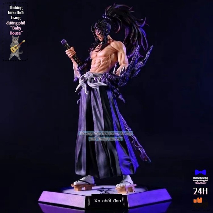 Demon Slayer Figure Black Death Moushou GK Kill Team Prostitute Series Taro Model One Black Ornamen