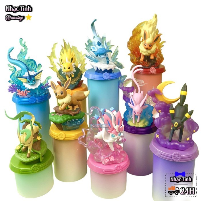 thế hệ thứ hai Blind Box Hình Phiêu lưu Eevee  Máy tính để bàn Trang trí Món quà C