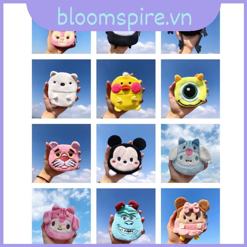 New Disney Sanrio Mini Coin bag plush Peripheral Plush Cartoon Cute Animal Coin Purse Accessories gi