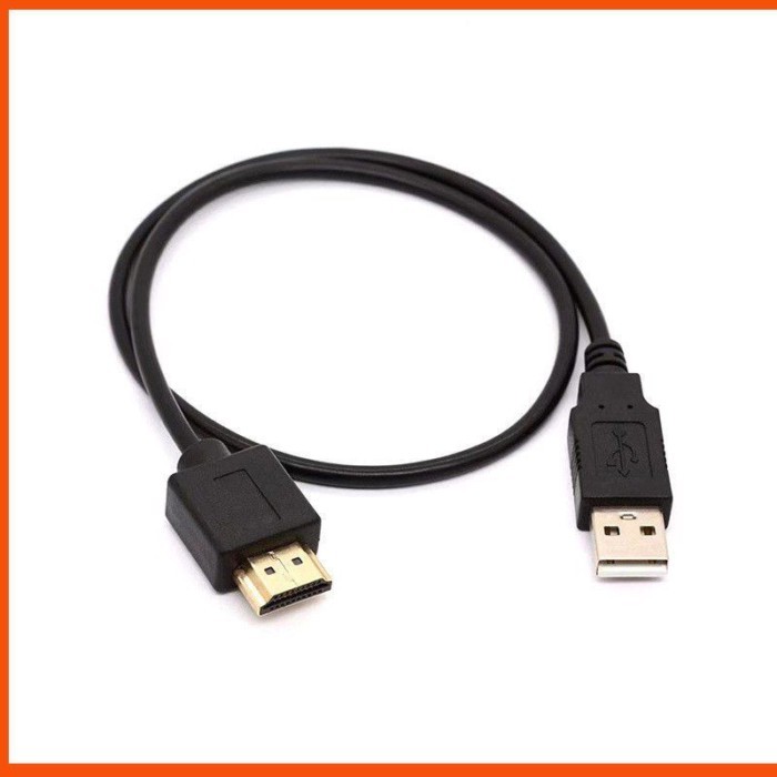 Bộ chuyển đổi mới Xe usb sang hdmi Xe hdmi Powered usb Nam sang Nam HDMI HD Kết nối Cáp sạc