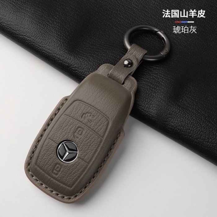 Thích Hợp Cho Xe Mercedes-Benz GLS Chìa Khóa 20-24 Model GLS450 Da Đặc Biệt GLS400 Khóa Vỏ Bao Gồm C