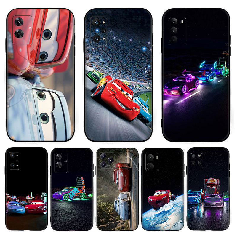 Lightning McQueen Cars Animation  EQ-9 cho Realme 8S 8i 9i 9 10 Pro Plus 12X Khả năng tương thích Vỏ