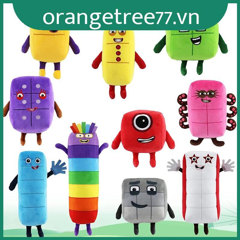 Numberblocks Đồ chơi nhồi bông sang trọng Khối số búp bê giáo dục- Thú Nhồi Bông Numberblocks Hình S