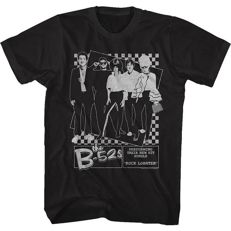 Pop năm 1976 The B-52s New Wave Band được thành lập tại Athens Georgia. Áo thun dạo phố cổ điển Mỹ