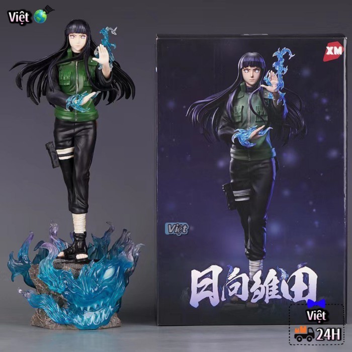 Julang thần cửa hình Hinata tay mô hình Naruto đồ trang trí Hinata anime gk tượng ngoại vi GK