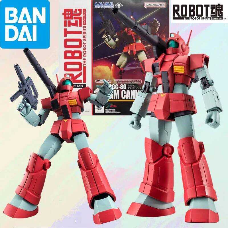 Bandai MODEL KIT THE ROBOT SPIRITS RGC-80 GM CANNON Anime Action Figure Toys Model Gifts For boys