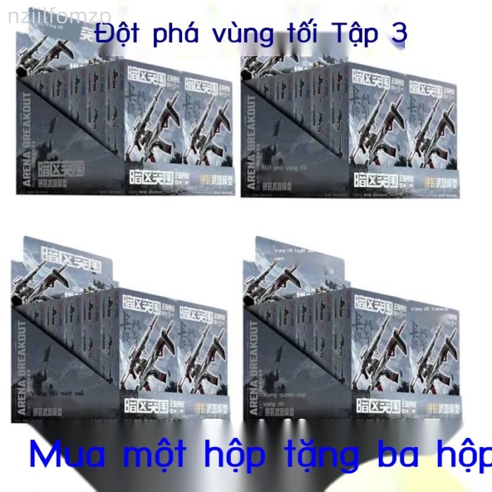 HOT- [ Ảnh thật ] Mô hình lắp ráp di động Arena Breakout, vũ khí súng trường Series 3, H416 thế hệ