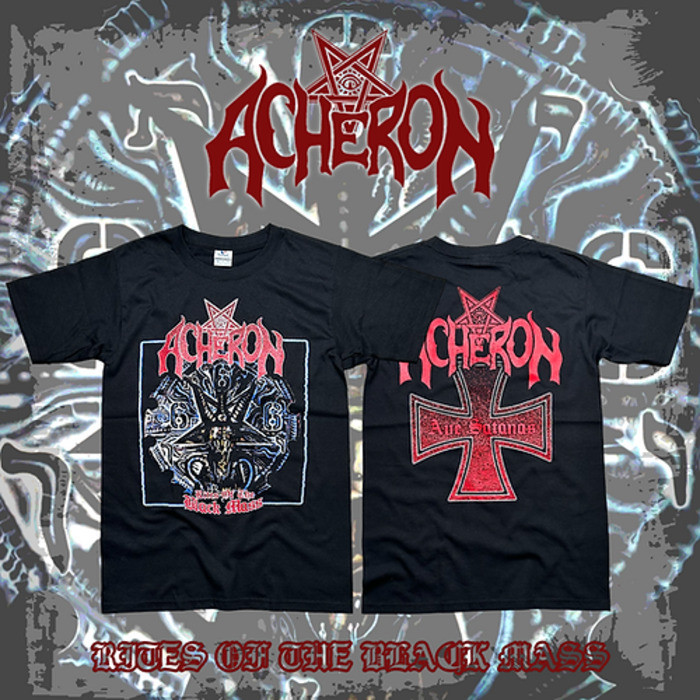 Áo thun “Rites Of The Black Mass ” của Acheron