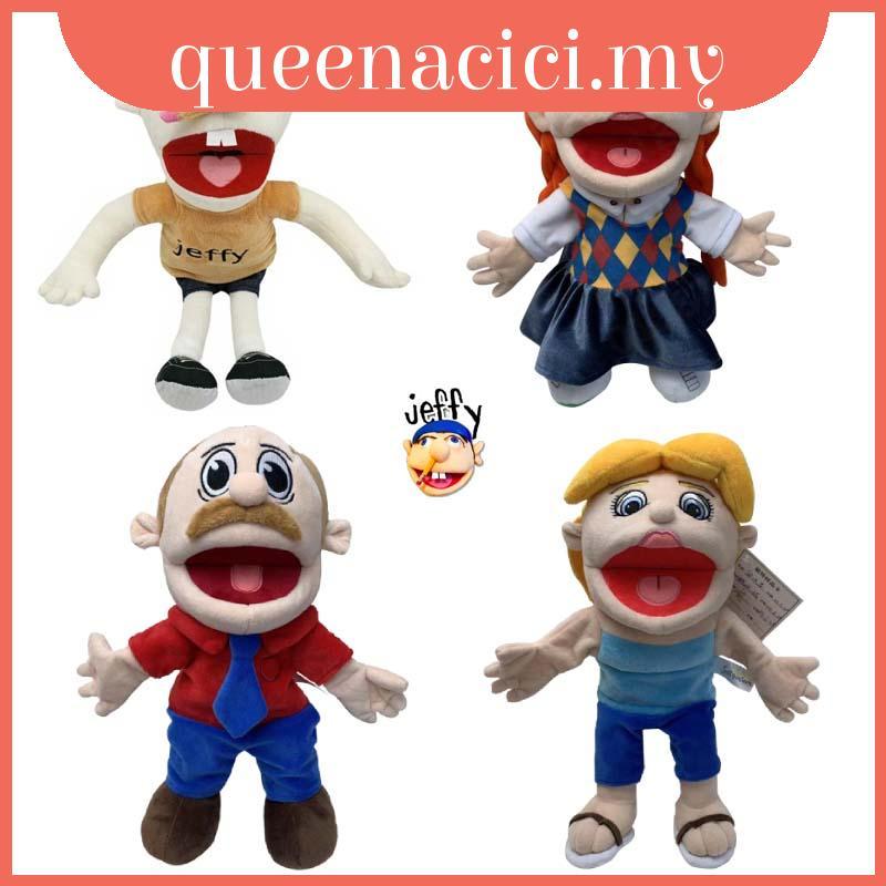 40cm Jeffy Con Rối Búp Bê Jeffy Tay Con Rối Sml Jeffy Con Rối Gia Đình Thật Jeffy Zombie Cậu Bé Tay 
