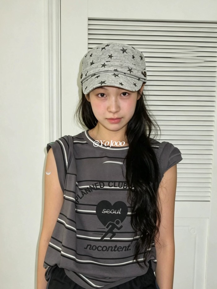 @ YoJooo Star Cap Girl Newsboy Cap Nhìn Mặt Mũ Pony