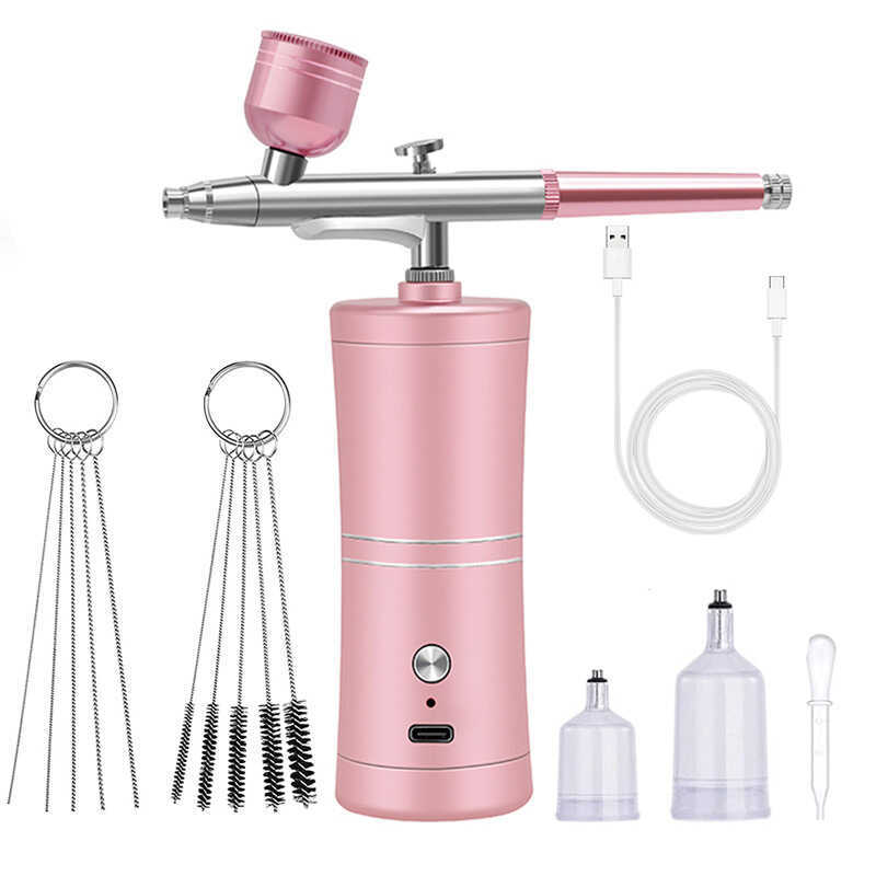 Airbrush Điện Acrylic Sơn Xịt Sơn Sơn Xịt Vẽ Tay Mô Hình Phun Làm Móng Tay Airbrush Bộ