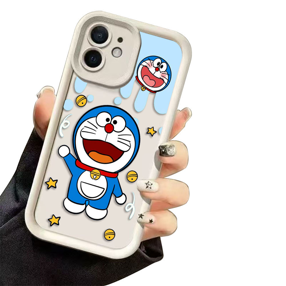 Robot Mèo Doremon Tùy Chỉnh Ảnh Ốp Lưng Điện Thoại Samsung Galaxy F06 S20 S21 S22 S23 S24 FE S25 NOT