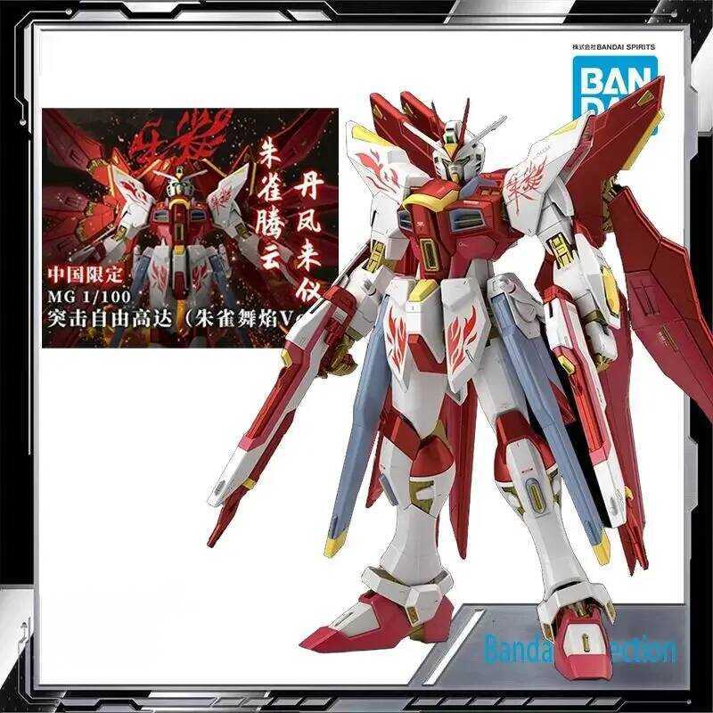 Bandai MODEL KIT GUNDAM MG Strike Freedom Gundam 1/100 Anime Action Figure Assembly Toys Model Gifts