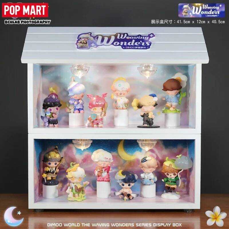 POP MART DIMOO World The Weaving Wonders Blind Box Anime Figure Ornament Collection Cute Toys Myster