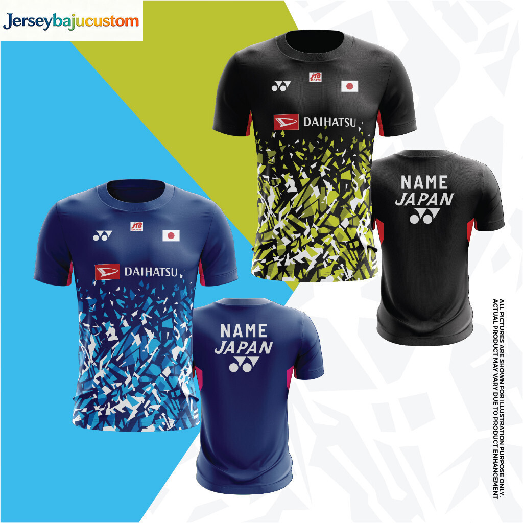 [Tùy chỉnh miễn phí] BADMINTON JERSEY NHẬT BẢN, ÁO THUN BADMINTON NHẬT BẢN THÁI LAN MỞ