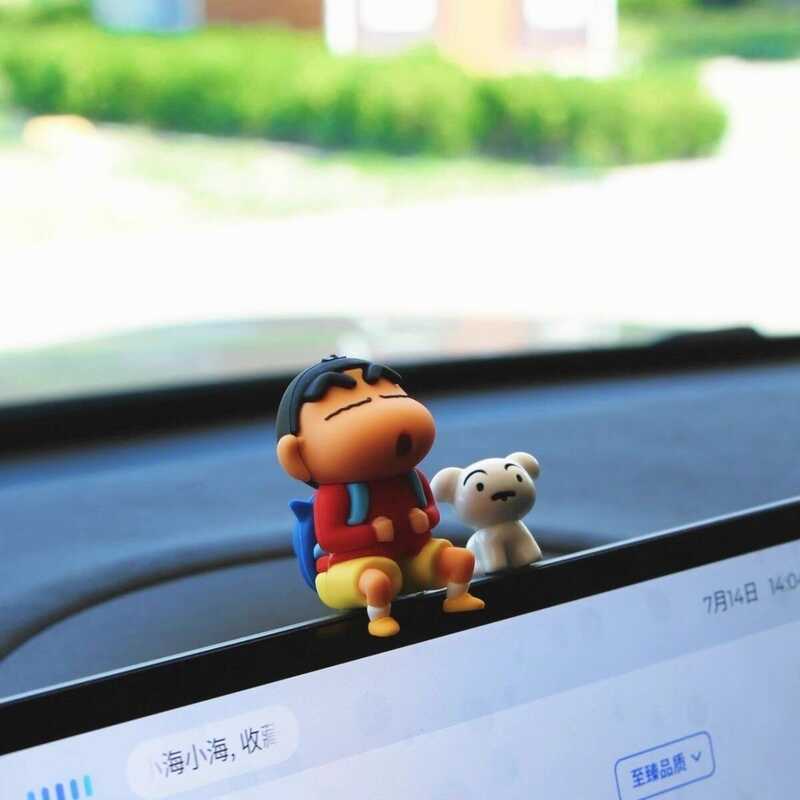 Bất cứ điều gì Shin-Chan Crayon Shin-Chan Doze Series Đồ Trang Trí Ô Tô Trang Trí Mái Ô Tô Không Gia