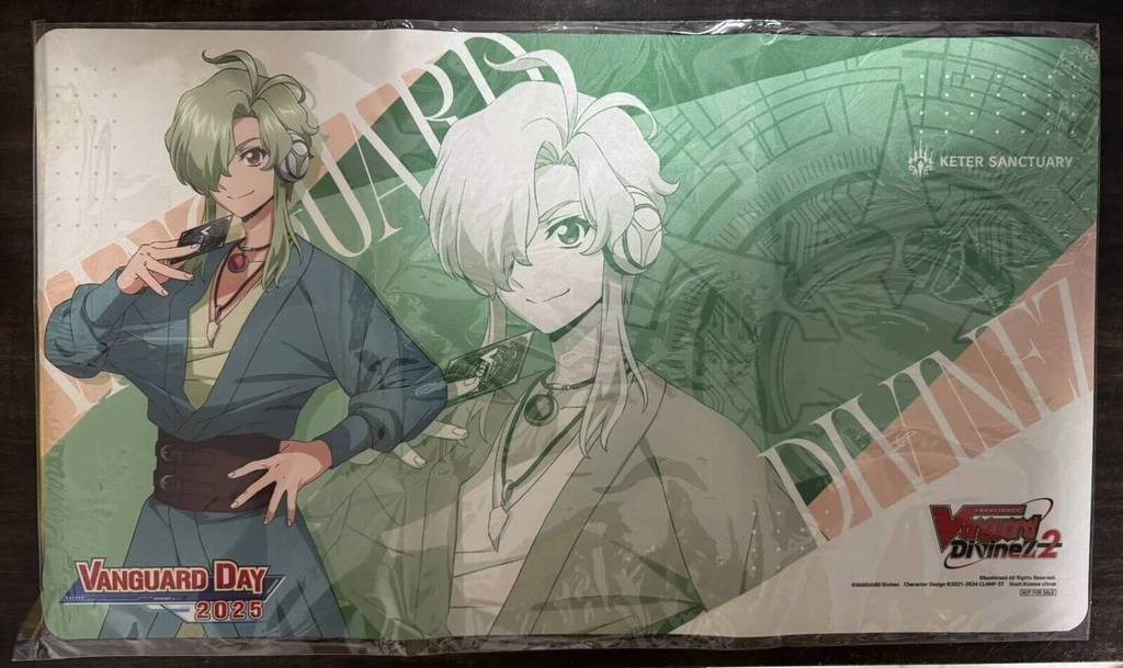 CARDFIGHT VANGUARD DIVINEZ JINKI MUKAE KETER SANCTUARY (NGÀY VANGUARD) PLAYMAT Stitched Edge Rubber 