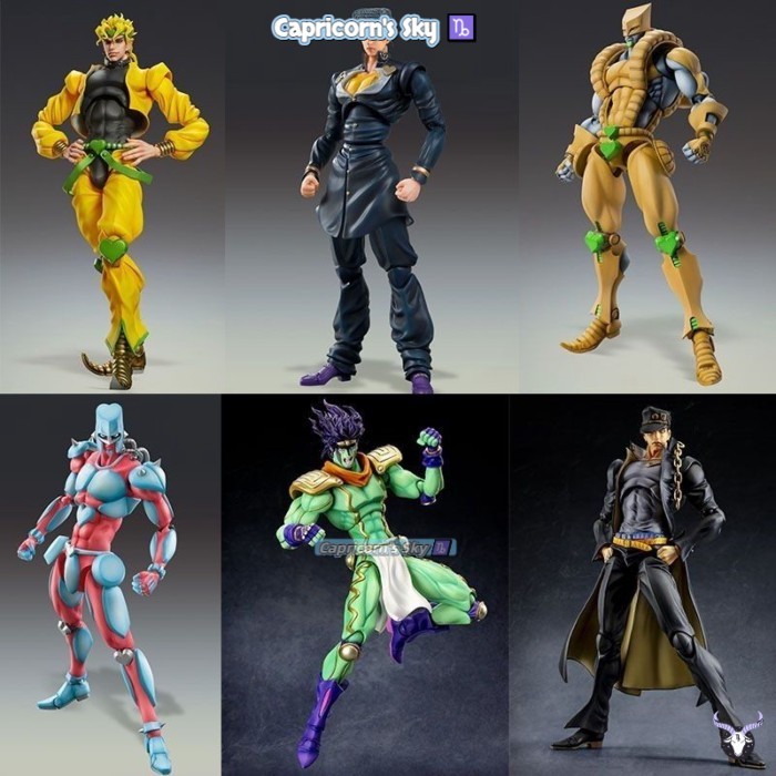 LỚN JOJO'S Cuộc phiêu lưu kỳ lạ Lớn 23cm Jotaro Dior Higashikata Josuke Siêu nhân vật hành động