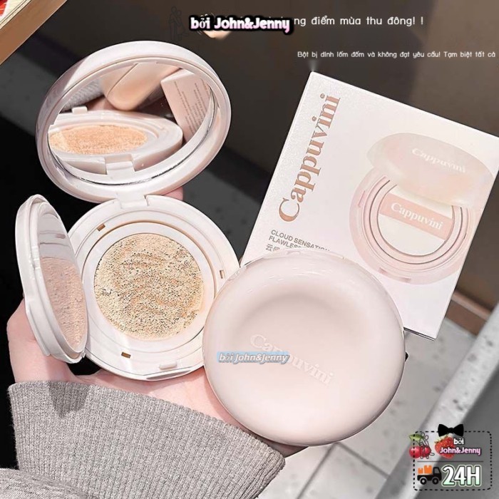 🎨 Vị cứu tinh trang điểm ~ air Cushion Phấn nén trang điểm Lớp trang điểm lâu trôi, tự nhiên, không 