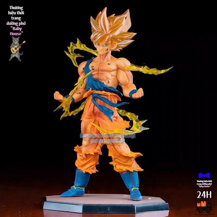Dragon Ball Hình Siêu Saiyan Dragon Ball Trận Thiệt Hại Tôn Ngộ Không Hoạt Hình Ngoại Vi Gacha Mẫu