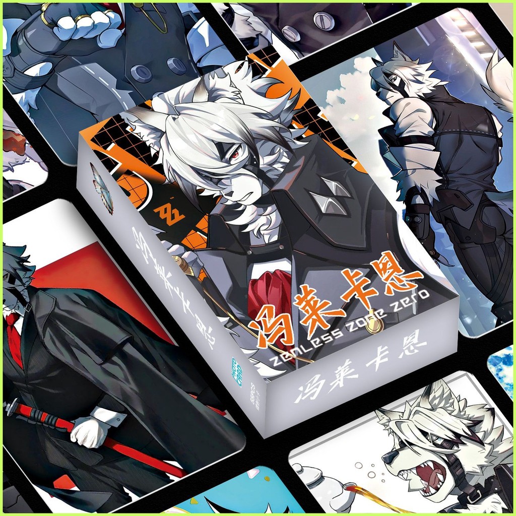 Thẻ LOMO Von Lycaon (55 tờ) Von Lycaon Out of Zone Zero Hàng hóa đóng hộp 10cm Thẻ nhỏ 55 tờ Laser h