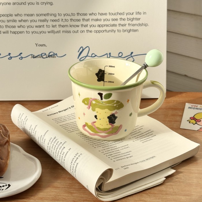 Ceramic Mug, Cute Water Cup, Milk, Good-looking Drinking Water, Breakfast Cup, Home Couple Coffee C
