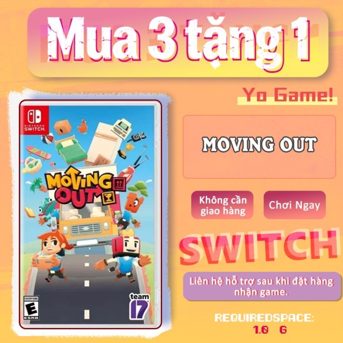 Moving Out Nintendo Switch  Mua 3 Tặng 1