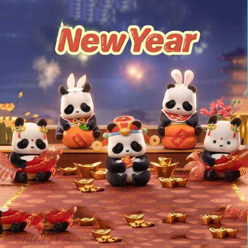 52TOYS Panda Roll Good Lucky New Year Series Blind Toys Kawaii Anime Action Figure Surprise Mystery 
