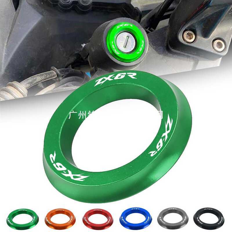 ZX-6R Vòng công tắc đánh lửa tuần hoàn Phụ kiện CNC Thích hợp cho Kawasaki ZX6R ZX6R 2000-2021