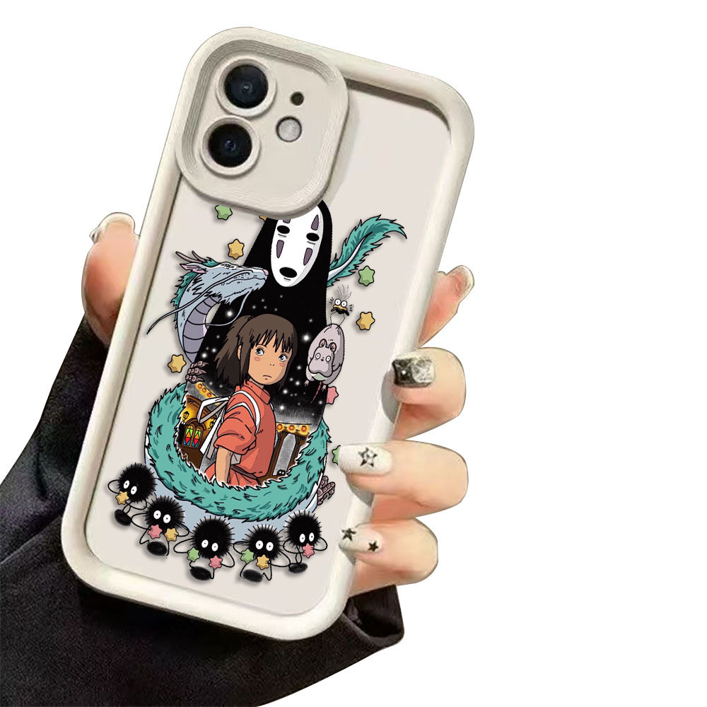Spirited Away No Face Tùy Chỉnh Ảnh Ốp Lưng Điện Thoại Samsung Galaxy F06 S20 S21 S22 S23 S24 FE S25