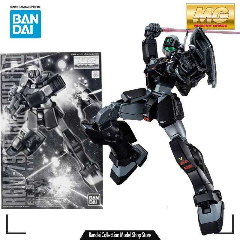 Bandai MODEL KIT GUNDAM MG GM Sniper Ⅱ 1/100 Anime Action Figure Assembly Toys Model Gifts For boys 