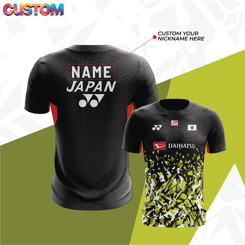 [Tùy chỉnh miễn phí] BADMINTON JERSEY NHẬT BẢN, ÁO THUN BADMINTON NHẬT BẢN THÁI LAN MỞ