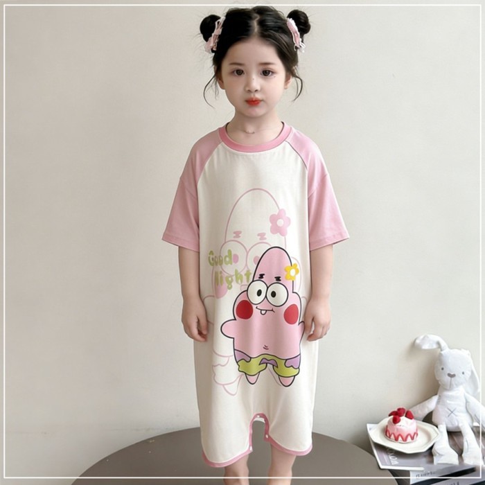 Girls One-piece Pajamas Thin Modal Air Conditioning Clothing Baby Girl Baby Sleeping Bag Childre