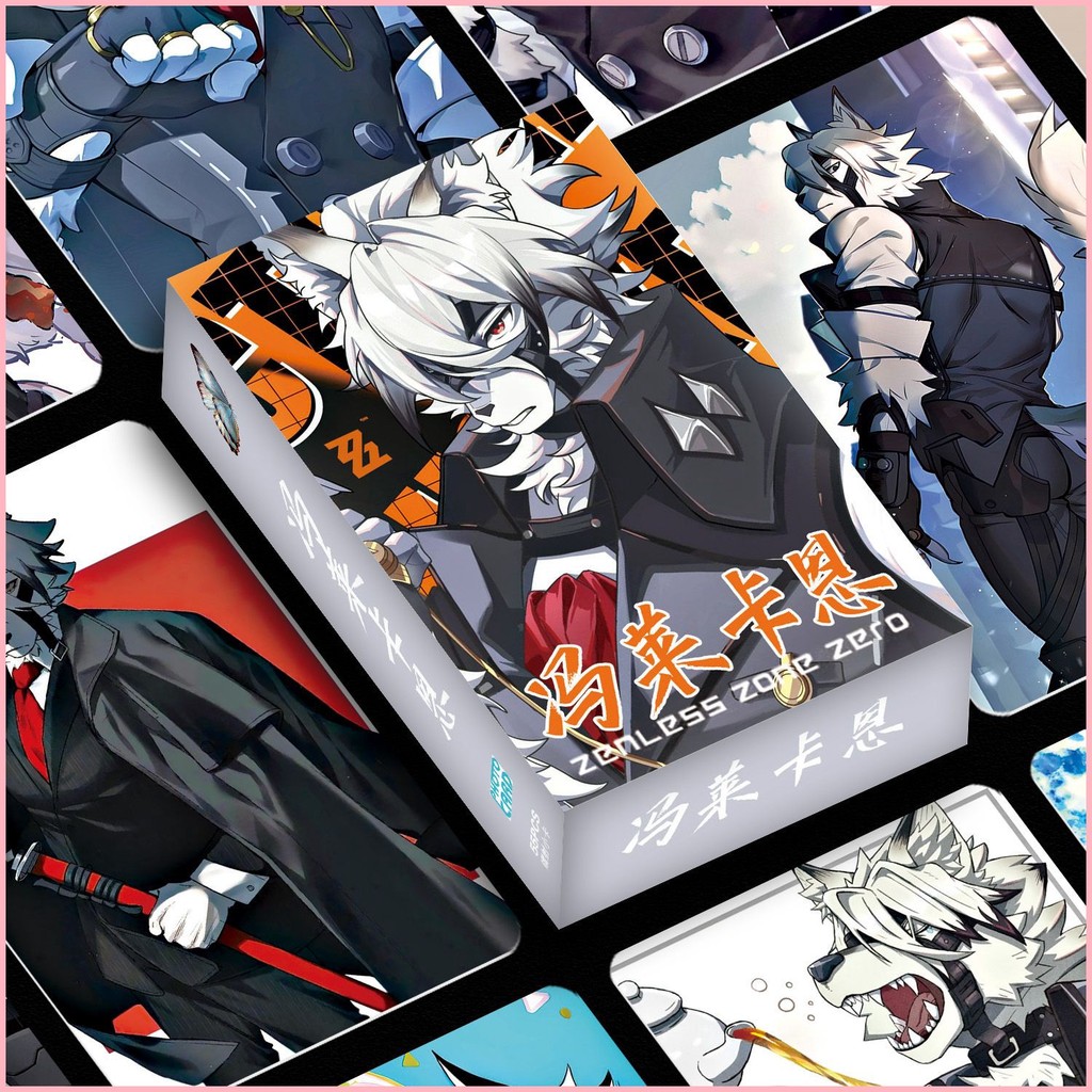 [GUYN] Thẻ LOMO Von Lycaon (55 Tờ) Von Lycaon Outline Zero Hàng Hóa Đóng Hộp 10cm Thẻ Nhỏ 55 Tờ Lase