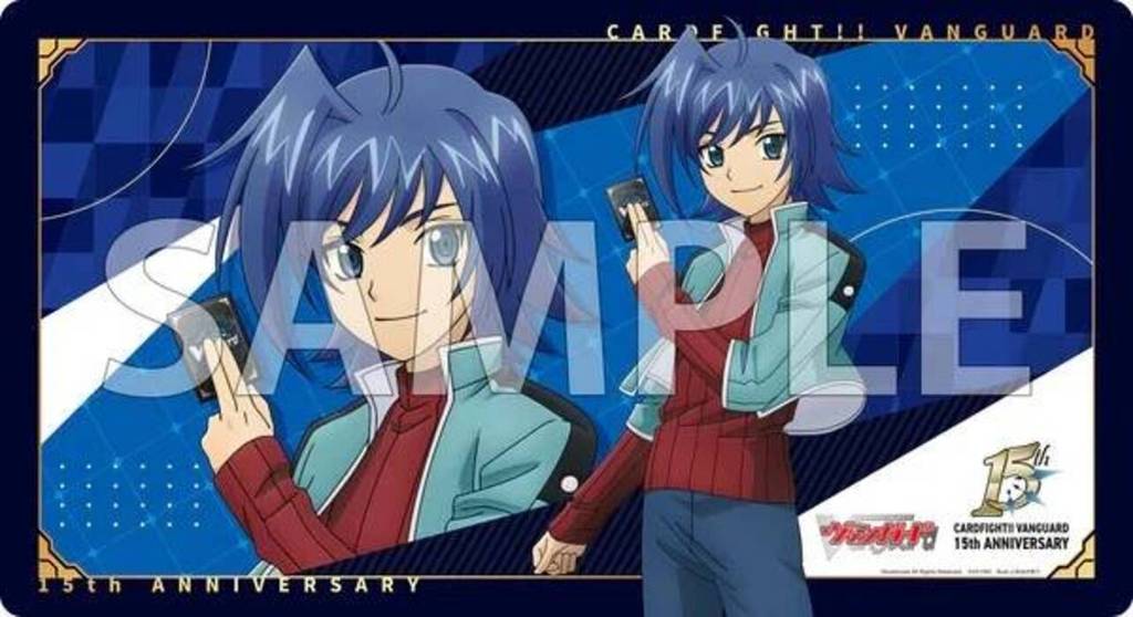 Cardfight Vanguard Bushiroad Playmat Aichi Sendou Kỷ niệm 15 năm Thảm cao su Trận chiến chơi game Mo
