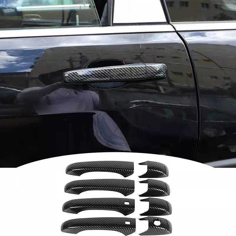 Thích hợp cho tay cầm 11-20 Dodge Dodge Durango Tay nắm cửa họa tiết sợi Carbon Trang trí tay vịn mà