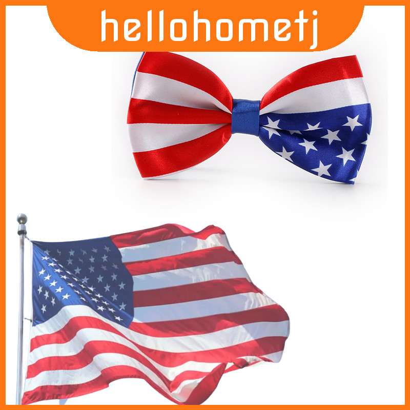 Đưa ra tuyên bố A với cờ Union Jack Usa Bow Ties