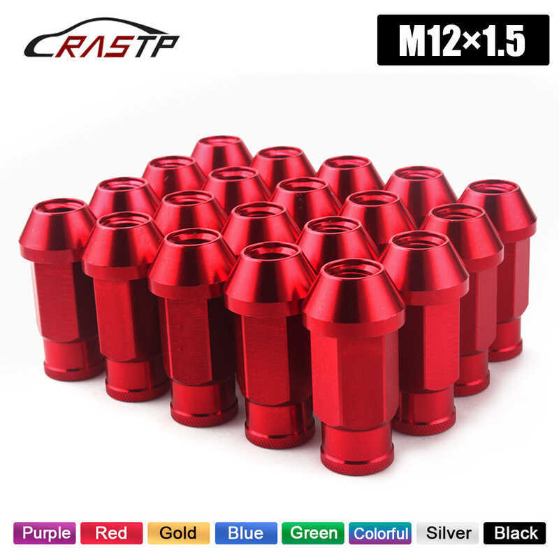 Xe 7075 Hợp Kim Nhôm Sửa Đổi Đai Ốc Lốp Xe Trung Tâm Nắp Vít D1 SPEC Đai Ốc Nhẹ