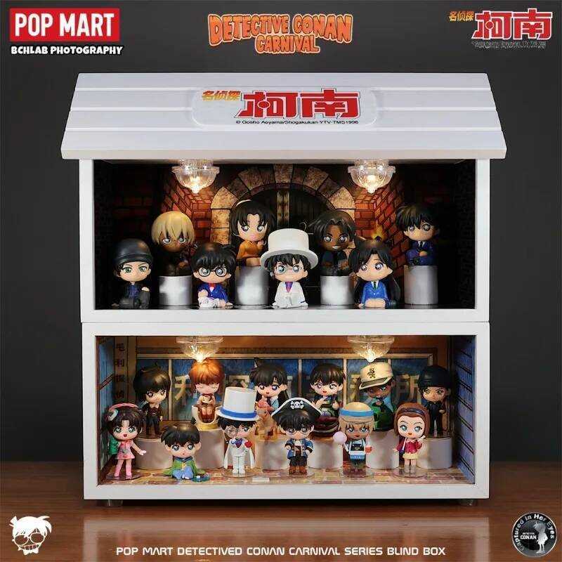 POP MART Detective Conan Comfortably Relaxing Mascot Series Blind Box Anime Figure Ornament Collecti