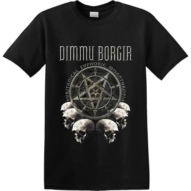 DIMMU BORGIR - 'Áo thun Euphoric Misanthropia (Đầu lâu)'