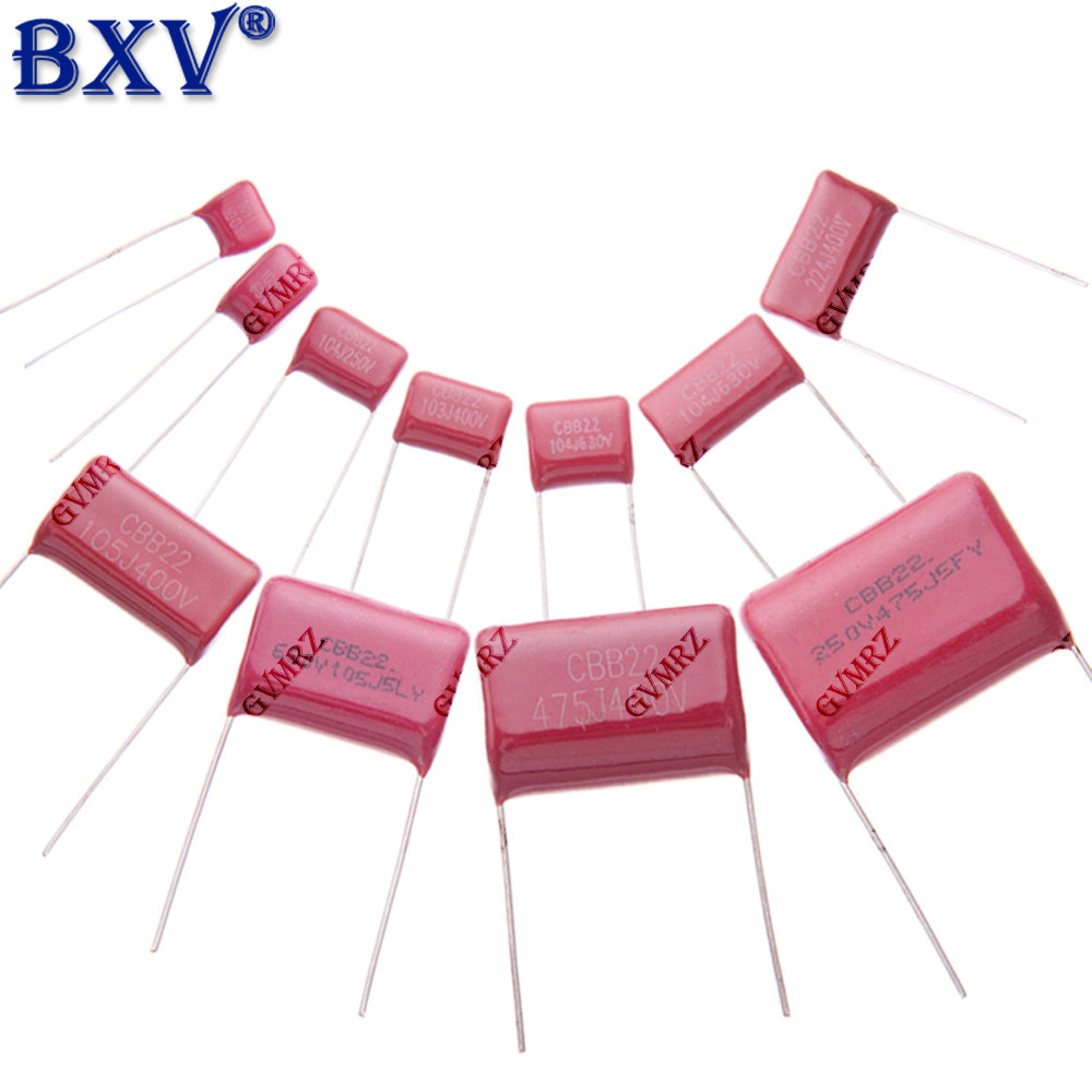 63V 100V 250V 400V 450V 630V 2000V 103J 104J 105J 155J 223J 224J CBB Polypropylen Tụ điện 225J 334J 