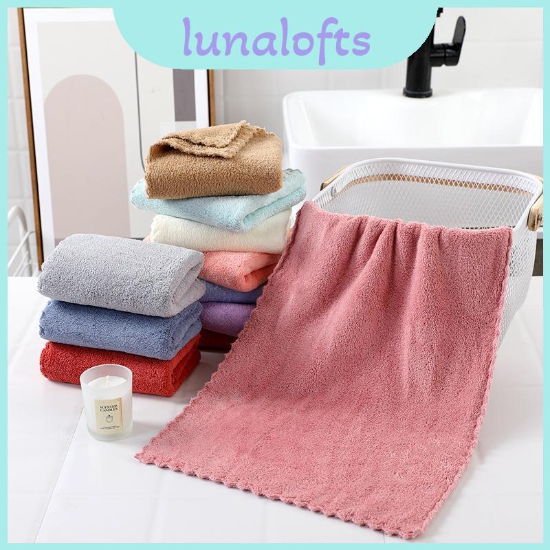 Khăn lông cừu san hô phòng tắm 30x60cm Trang trí sang trọng và thấm hút cho gia đình
