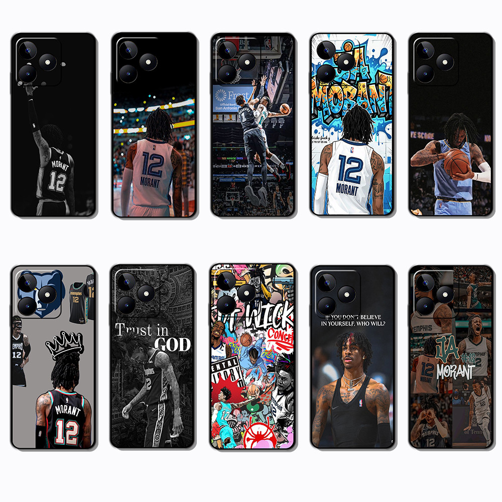 Ốp điện thoại màu đen mềm cho OPPO A5i A5X A5 Pro A5m A3NFC Ja Morant caseg