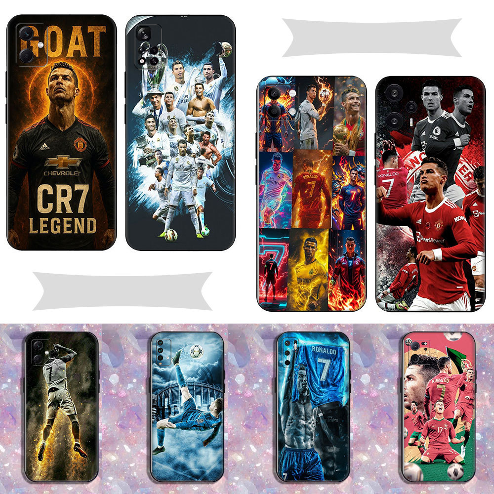 Ngôi sao bóng đá CR7 Cristiano Ronaldo  FC4 cho Xiaomi Poco F3 M3 Pro X3 NFC GT F4 X4 C40 Khả năng t