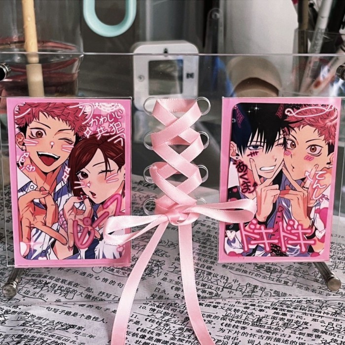 Acrylic Photocard Display Stand Polaroid Photo Ribbon Khung ảnh