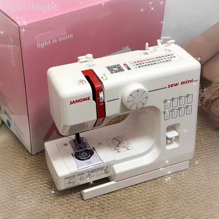 (HÀNG HOT) Máy may JANOME Janome để bàn gia đình 525AB mini nhỏ gọn, có chức năng vắt sổ di động, k
